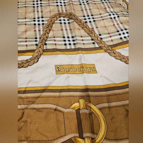 Brand New BURBERRY Silk Scarf Shawl - Picture 4 of 9